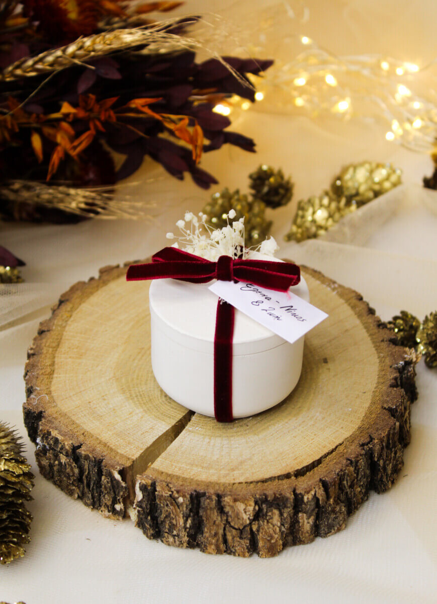 Χριστουγεννιάτικη Μπομπονιέρα - Στρογγυλή Μπιζουτιέρα - Image 4