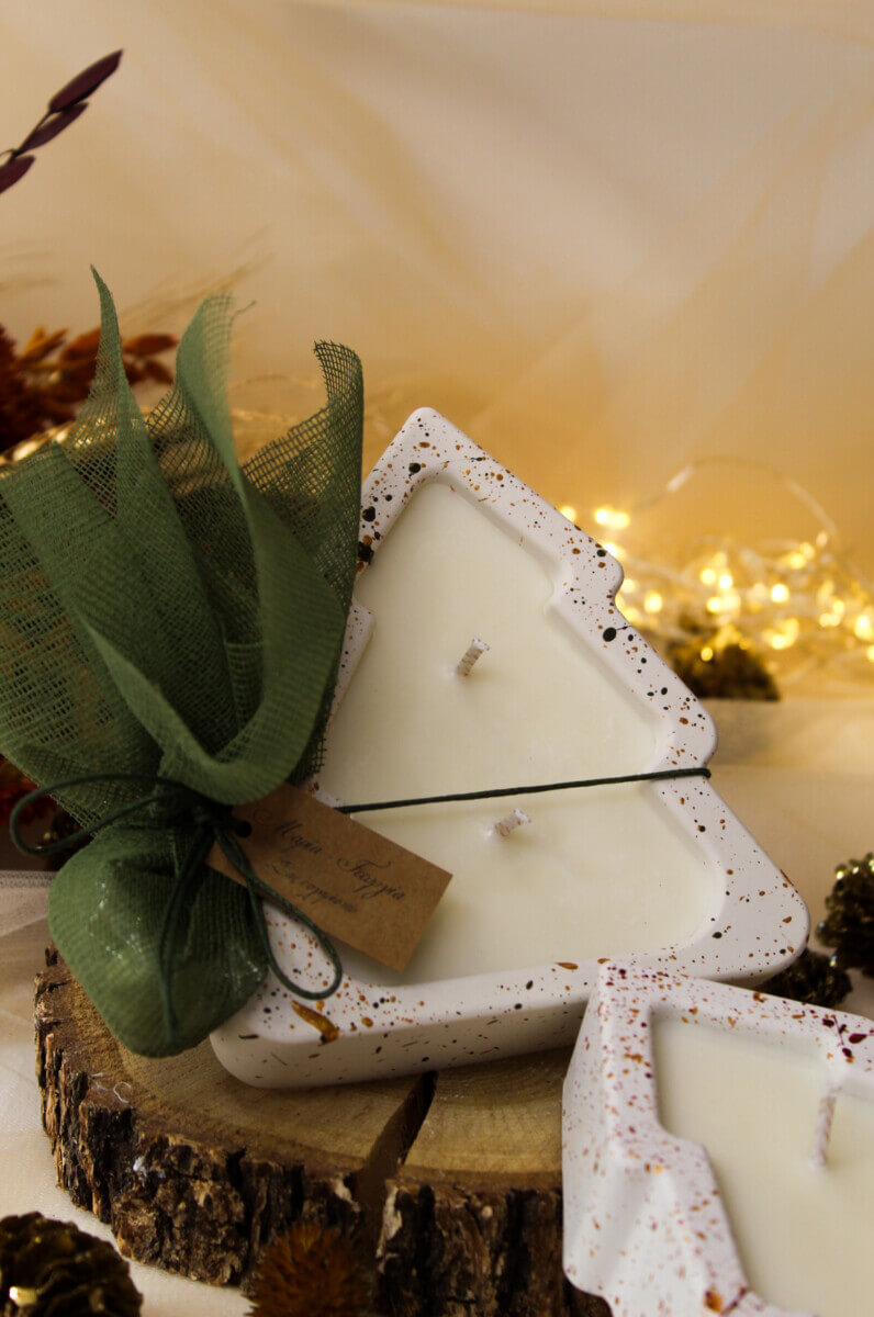 Χριστουγεννιάτικη Μπομπονιέρα -Αρωματικό Κερί Δέντρο - Image 6