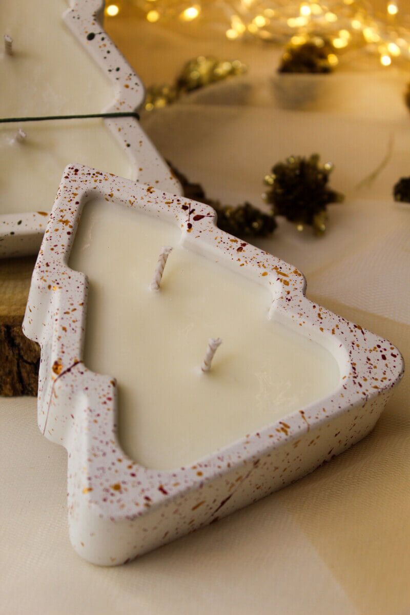 Χριστουγεννιάτικη Μπομπονιέρα -Αρωματικό Κερί Δέντρο - Image 3