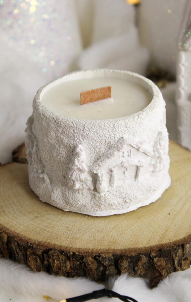 Αρωματικό Κερί – Snowy Village Candle