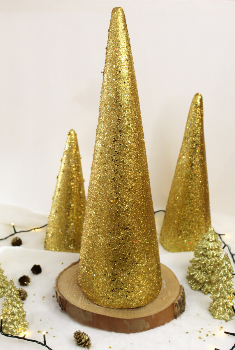 Διακοσμητικό Glitter Δέντρο – Σε 3 Μεγέθη