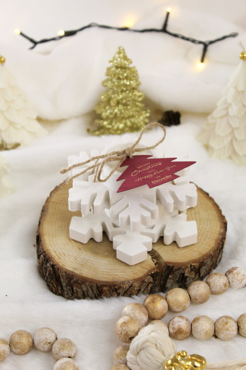 Snowflake Candles – Σετ 2 ΤΜΧ