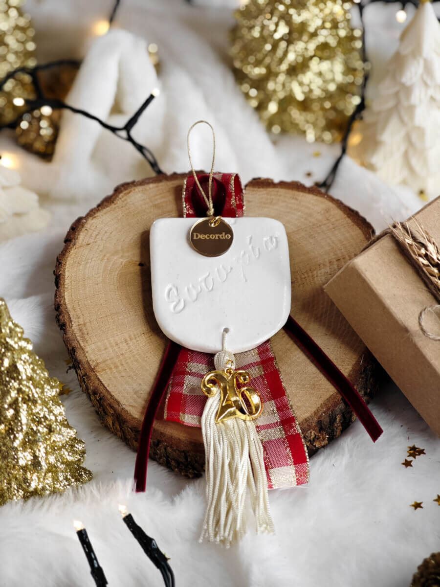 Πήλινο Γούρι Ευχή – Ευτυχία