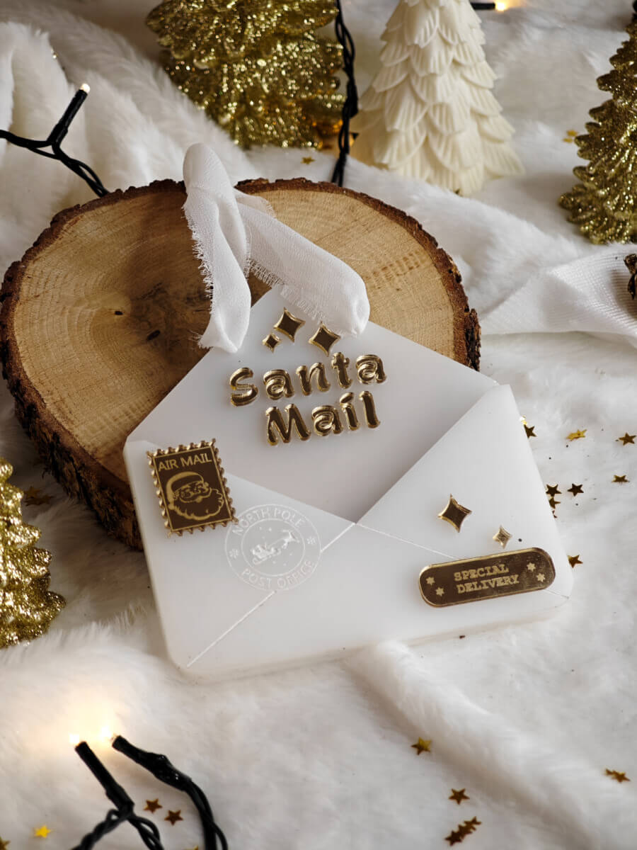 Στολίδι Φάκελος Για Το Γράμμα Του Άγιου Βασίλη