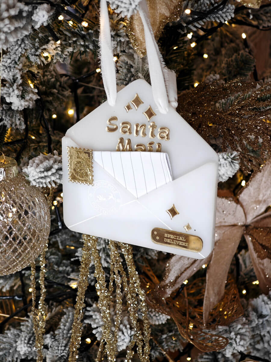 Στολίδι Φάκελος Για Το Γράμμα Του Άγιου Βασίλη