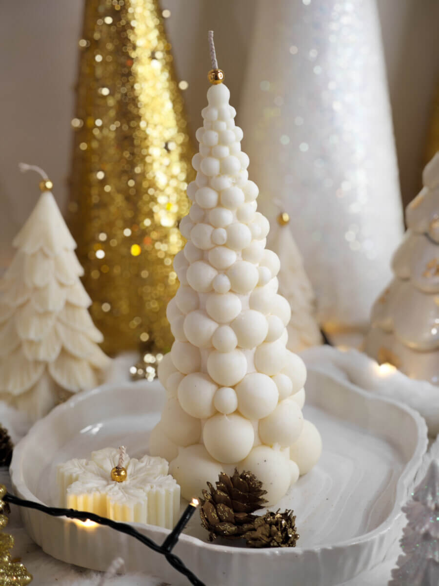 Bubble Κερί Δέντρο Με Άρωμα Ζεστή Σοκολάτα