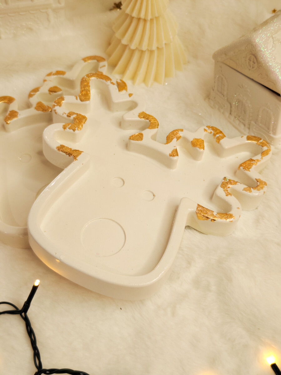 Δίσκος Τάρανδος Με Φύλλα Χρυσού