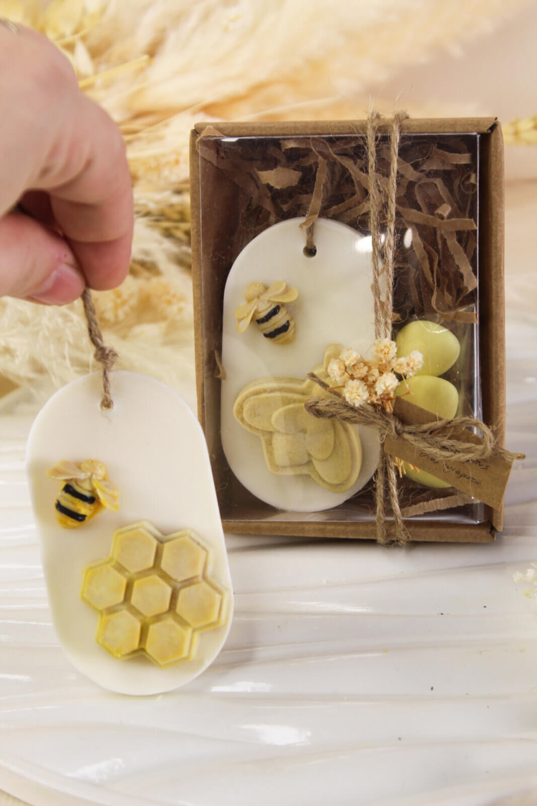 Μπομπονιέρα Βάπτισης & Δώρο Γέννας – Αρωματική Ταμπλέτα