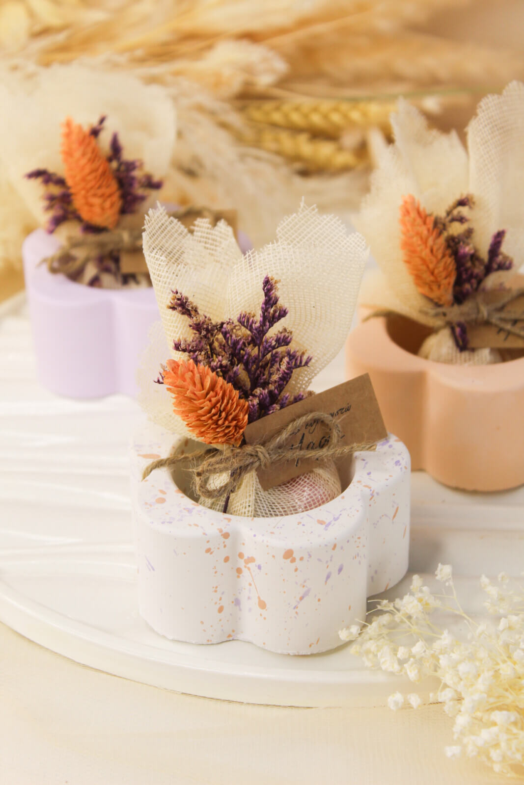 Μπομπονιέρα Βάπτισης Βαζάκι Μαργαρίτα