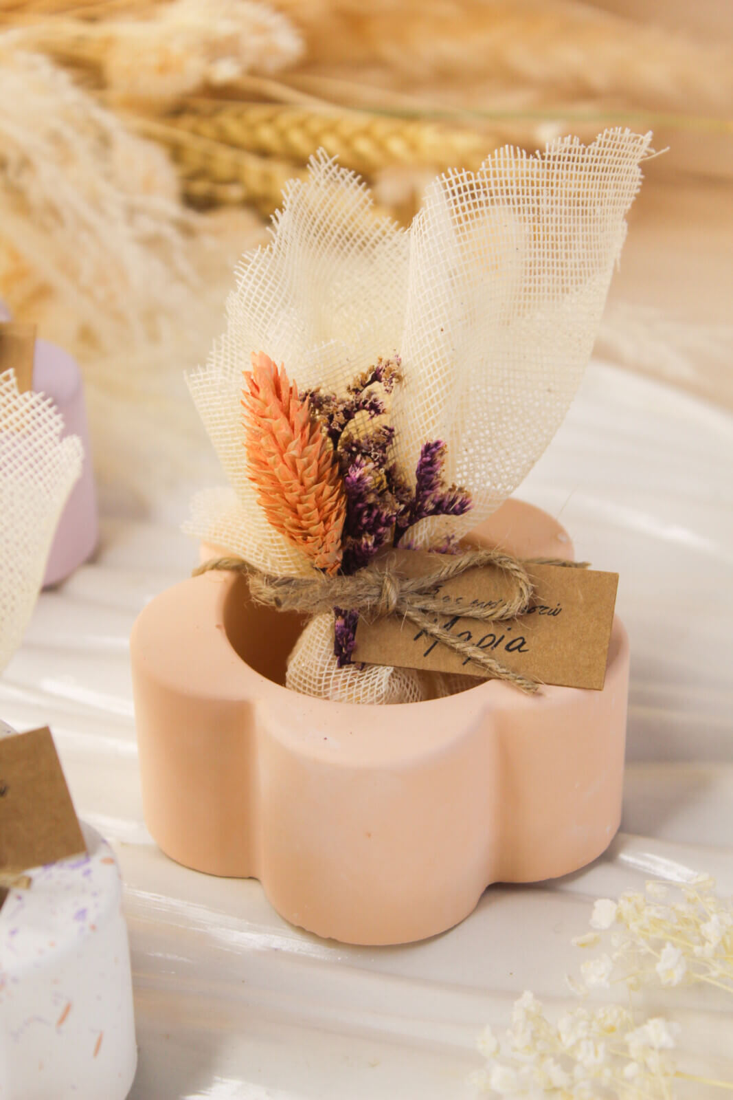 Μπομπονιέρα Βάπτισης Βαζάκι Μαργαρίτα