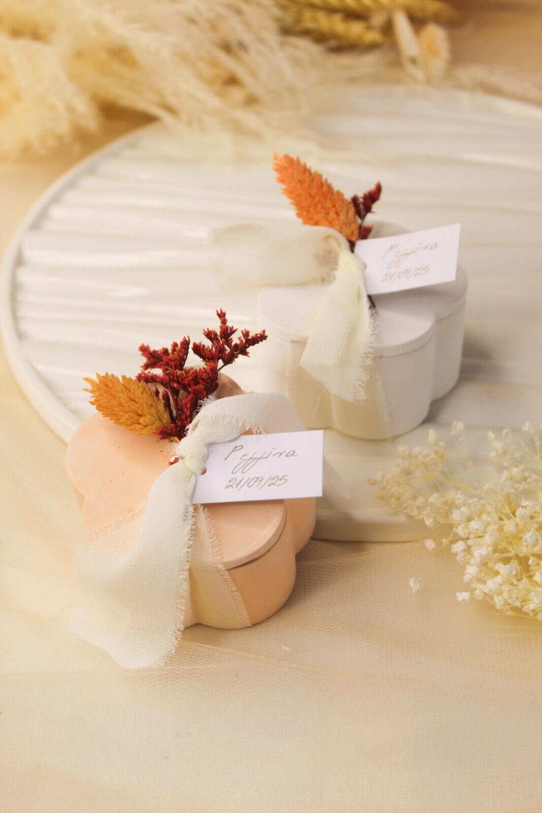 Μπομπονιέρα Γάμου – Βάπτισης Μπιζουτιέρα Λουλούδι