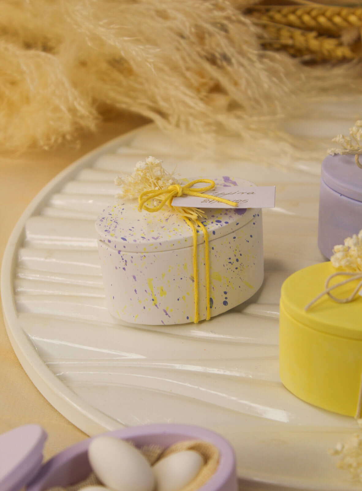 Μπομπονιέρα Βάπτισης Οβάλ Μπιζουτιέρα