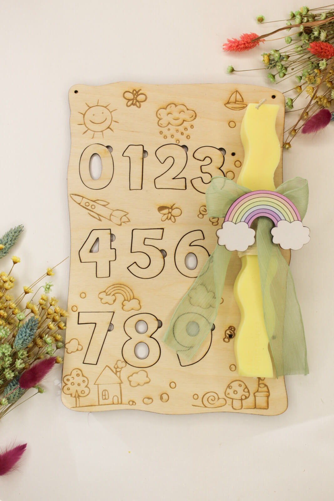 ΛΑΜΠΑΔΑ MONTESSORI ΠΑΖΛ – ΑΡΙΘΜΟΙ