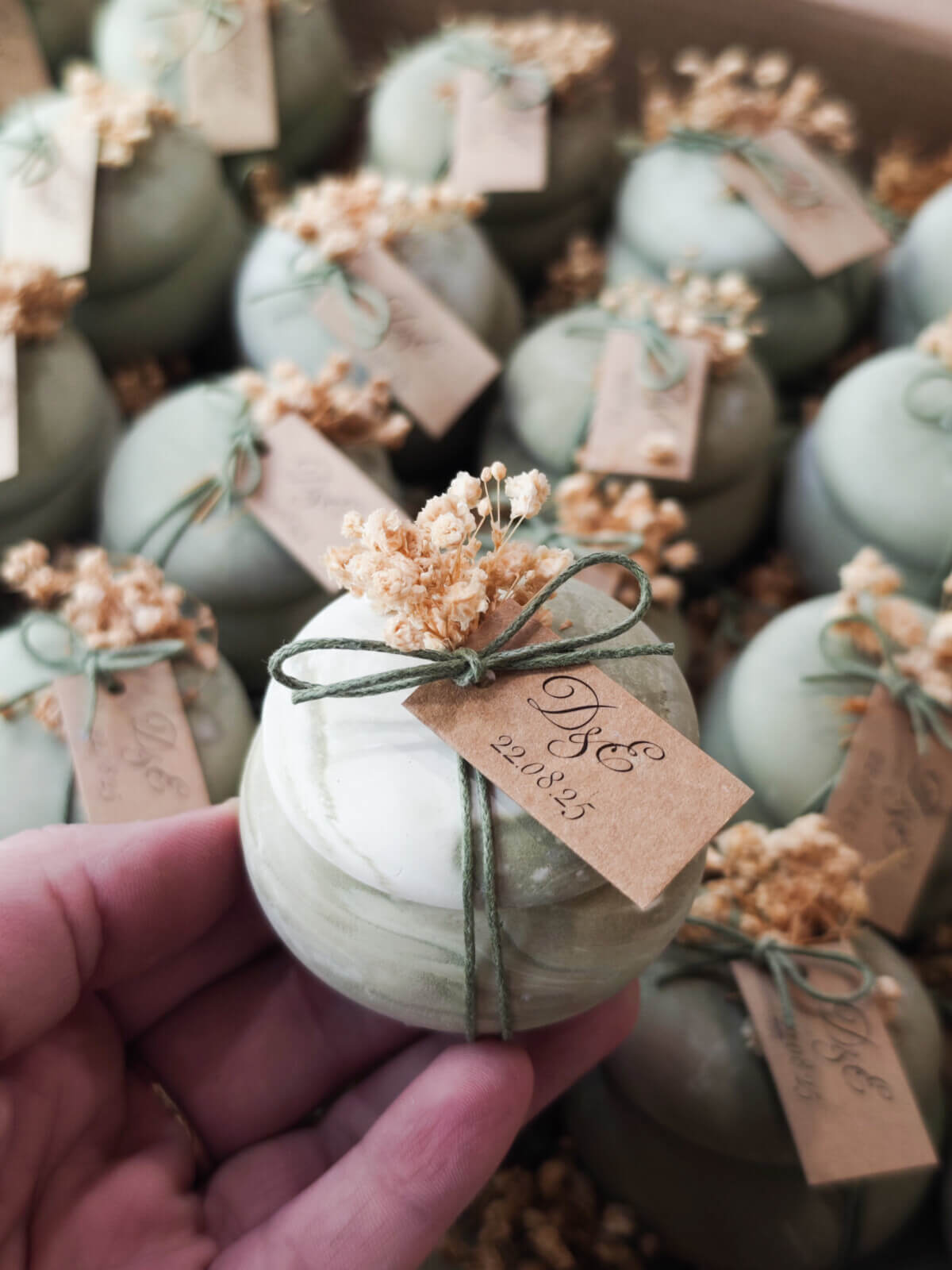 Μπομπονιέρα Γάμου Μπιζουτιέρα Macaron